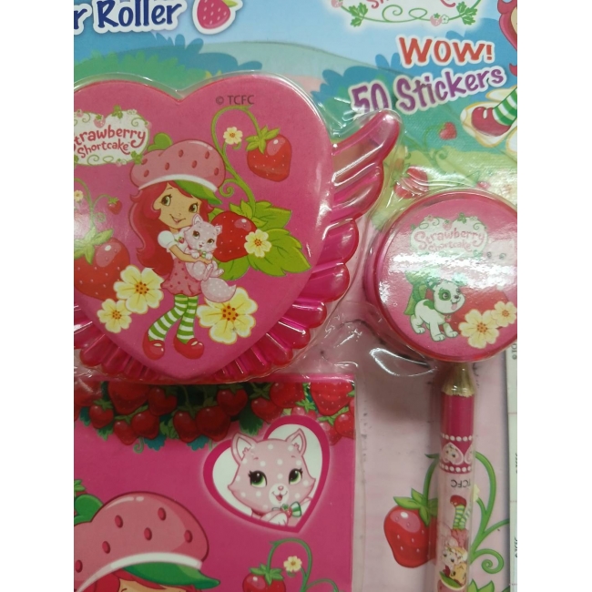 Strawberry Shortcake:  สตรอเบอรี่ ช็อทเค้กกับเพื่อนซี้หวานฉ่ำ + ชุดเครื่องเขียน **รบกวนเลื่อนดูสภาพหนังสือก่อนการสั่งซื้อ**